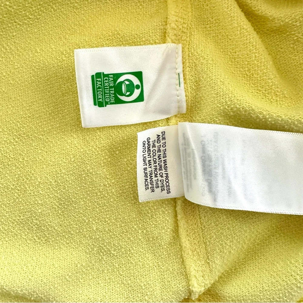J. Crew Yellow Quarter-Zip Pullover Sweatshirt
